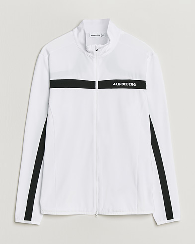 J.Lindeberg Jarvis Mid Layer Full Zip White – Hvit