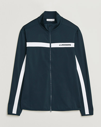 J.Lindeberg Jarvis Mid Layer Full Zip JL Navy – Blå