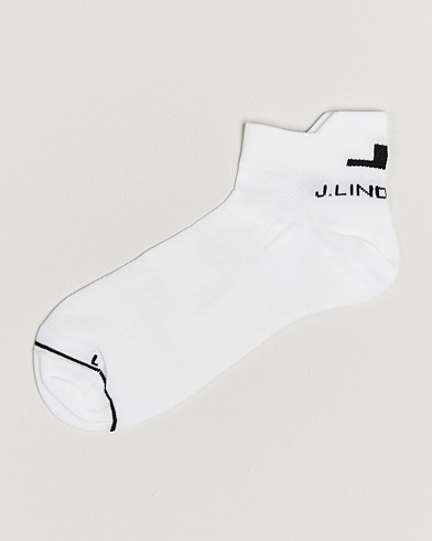 J.Lindeberg Spin Short Golf Sock White – Hvit