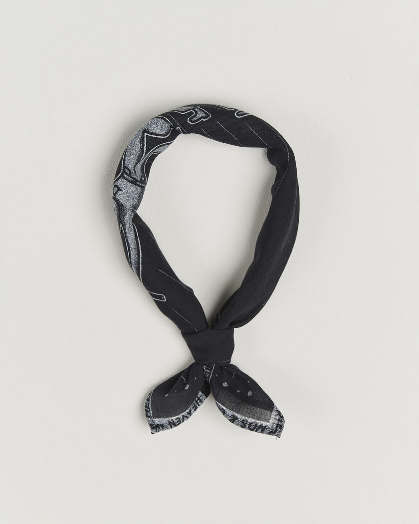 Nudie Jeans Ingrid Printed Bandana Black – Svart