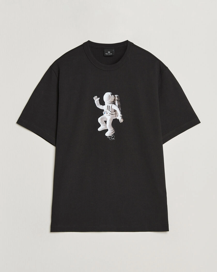 PS Paul Smith Astronaut Printed T-Shirt Black – Svart