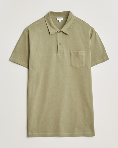Sunspel Riviera Polo Shirt Pistachio – Grønn