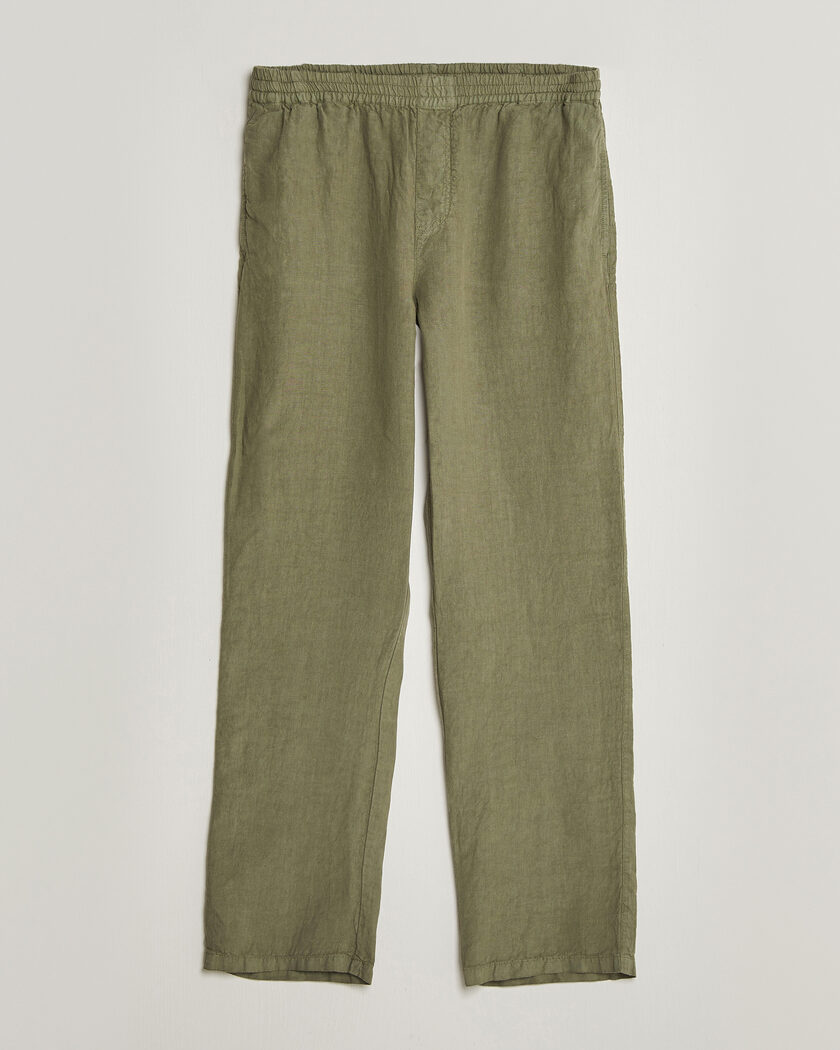 Aspesi Ventura Linen Pants Military – Grønn