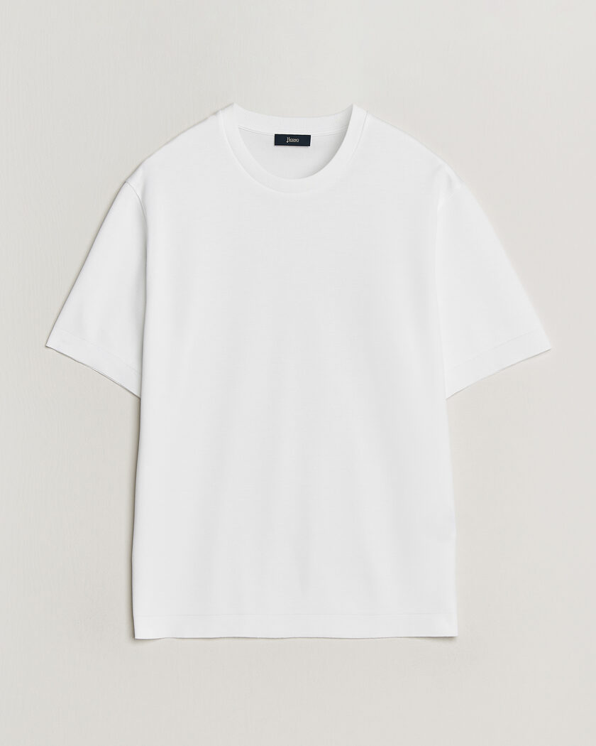 Herno Micro Piquet T-Shirt White – Hvit