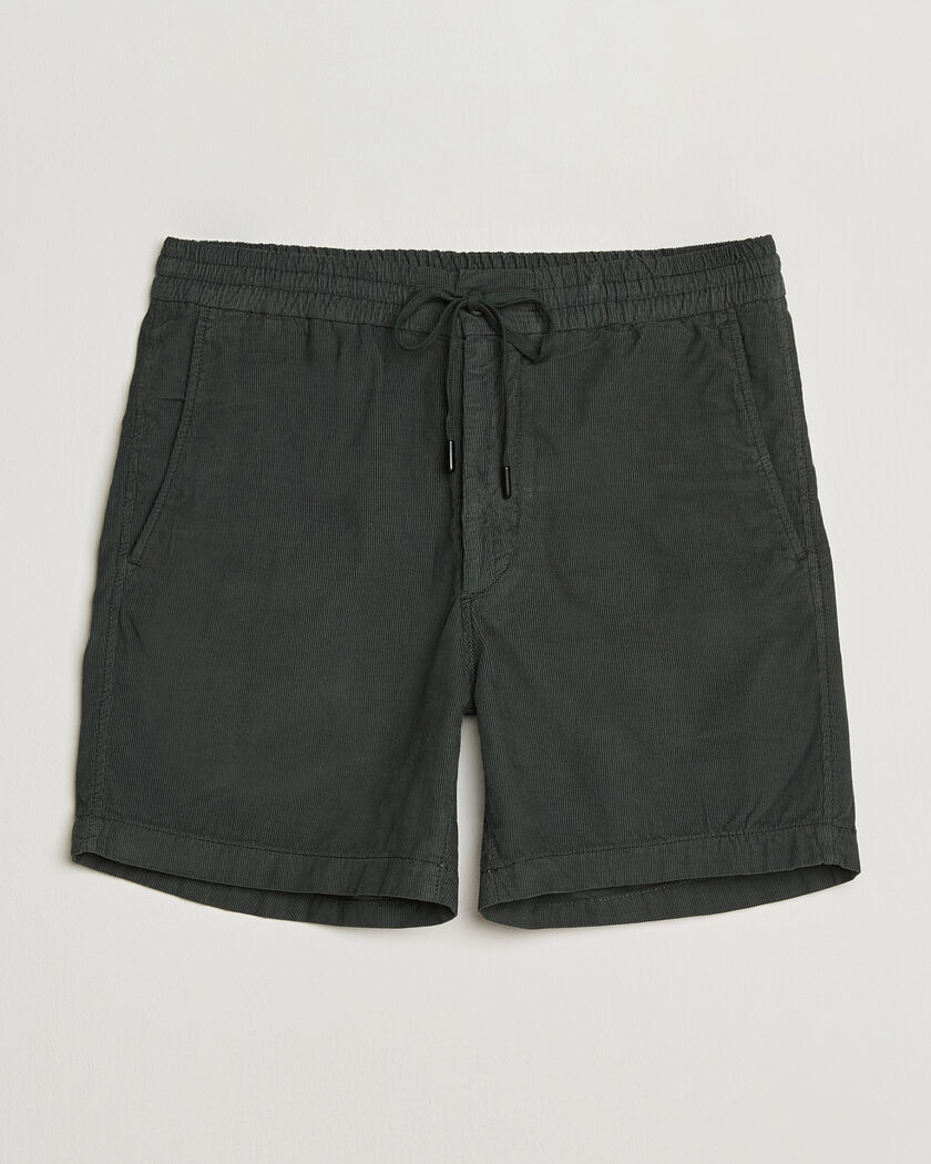 Incotex Baby Corduroy Drawstring Shorts Dark Green – Grønn