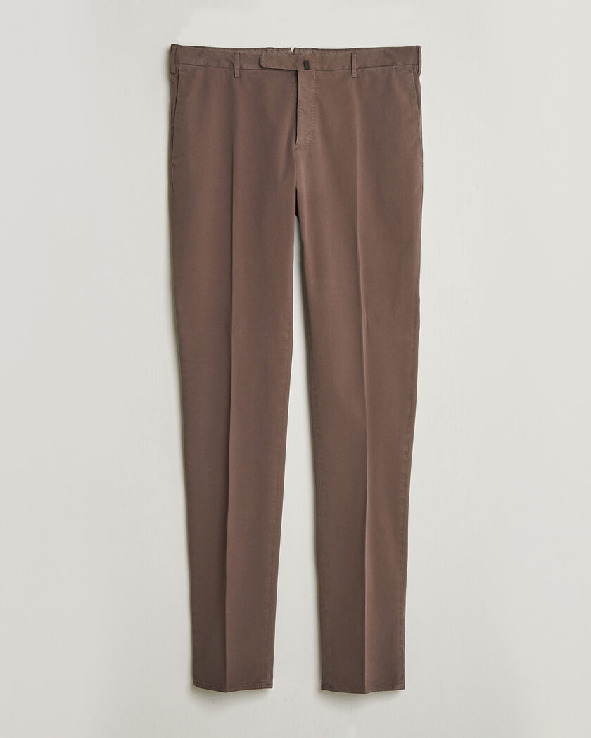 Incotex Slim Fit Comfort Chinos Dark Brown – Brun