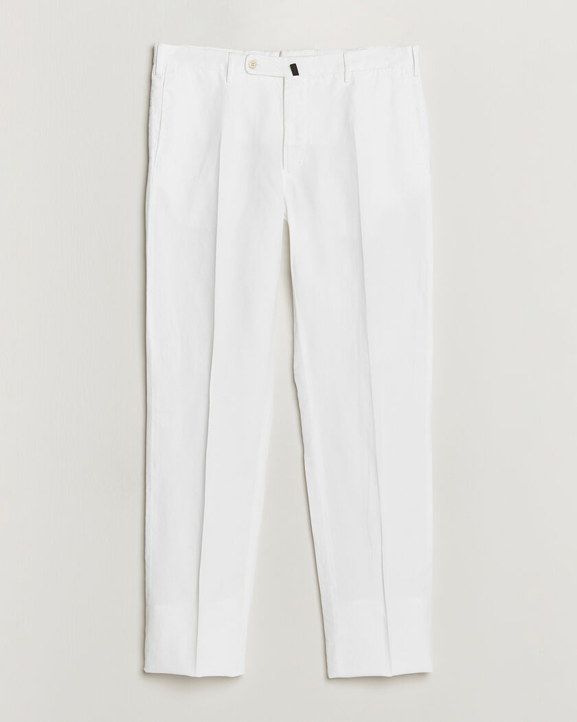 Incotex Regular Fit Chinolino Trousers White – Hvit