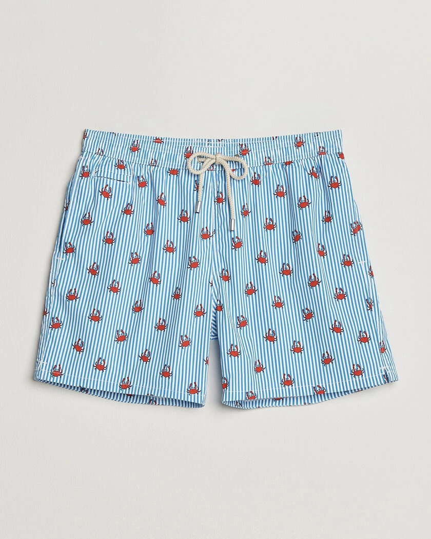 MC2 Saint Barth Printed Swim Shorts Blue Crabs – Blå