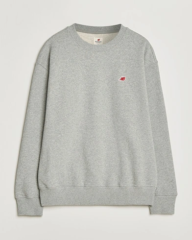 New Balance Made In USA Core Sweatshirt Athletic Grey – Grå