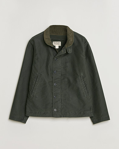 RRL Bower Deck Jacket Vintage Black – Grønn