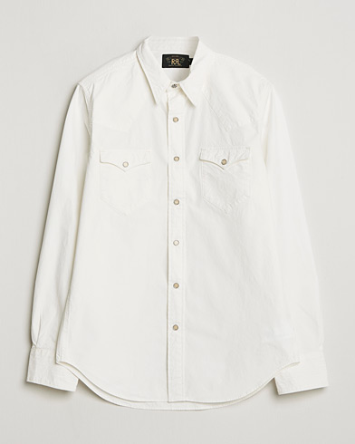 RRL Buffalo Western Shirt White – Hvit
