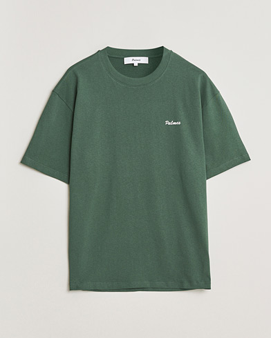 Palmes Stitch T-Shirt Dark Green – Grønn