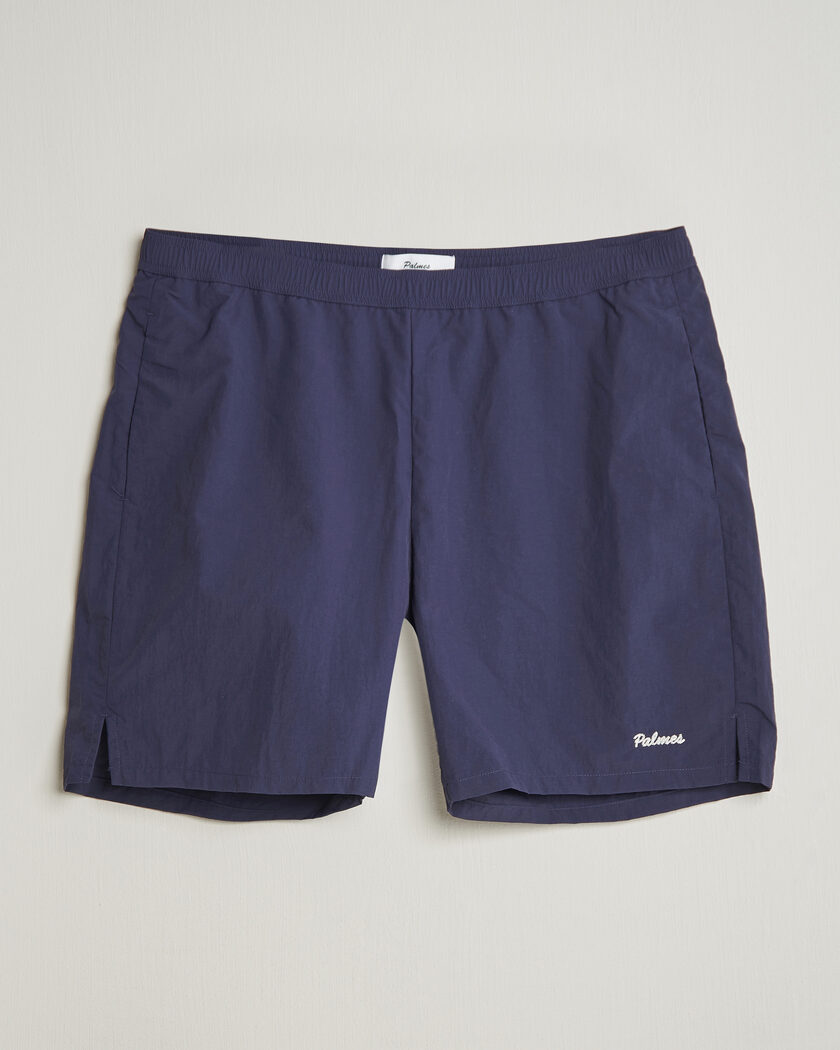 Palmes Stitch Tennis Shorts Navy – Blå