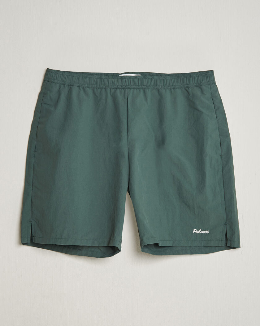 Palmes Stitch Tennis Shorts Dark Green – Grønn