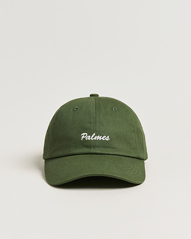 Palmes Stitch 6-Panel Cap Dark Green – Grønn