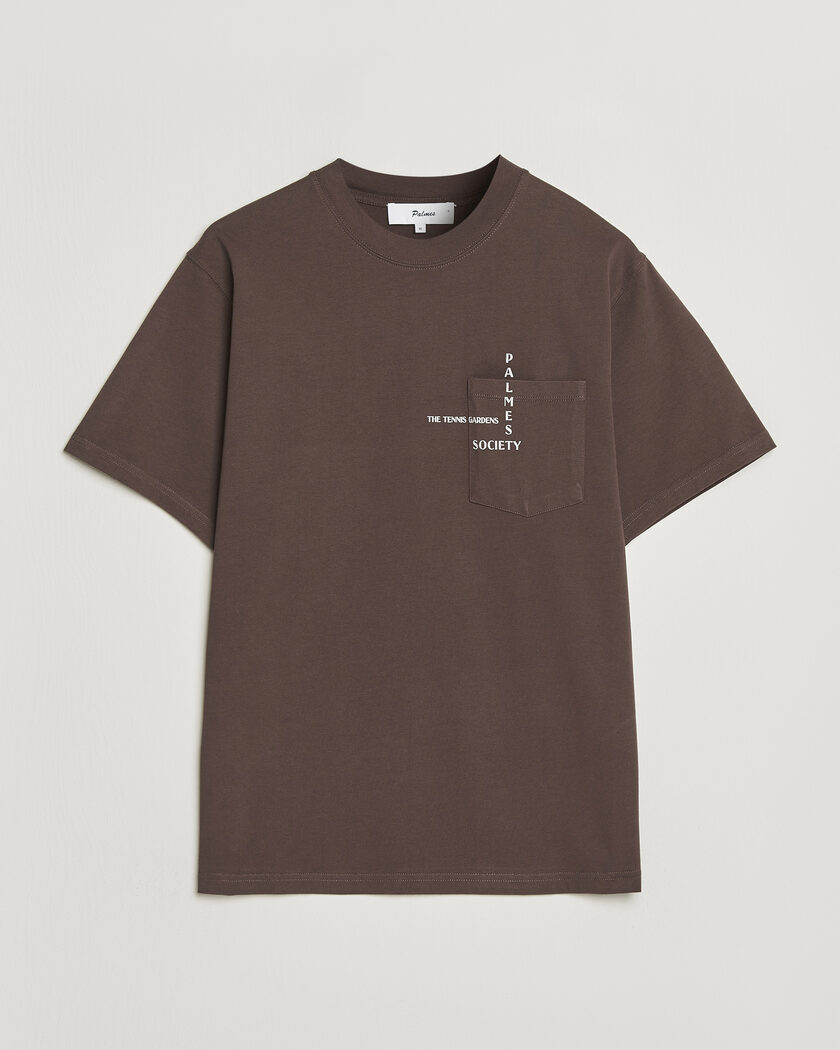 Palmes Ramus Pocket T-Shirt Brown – Brun