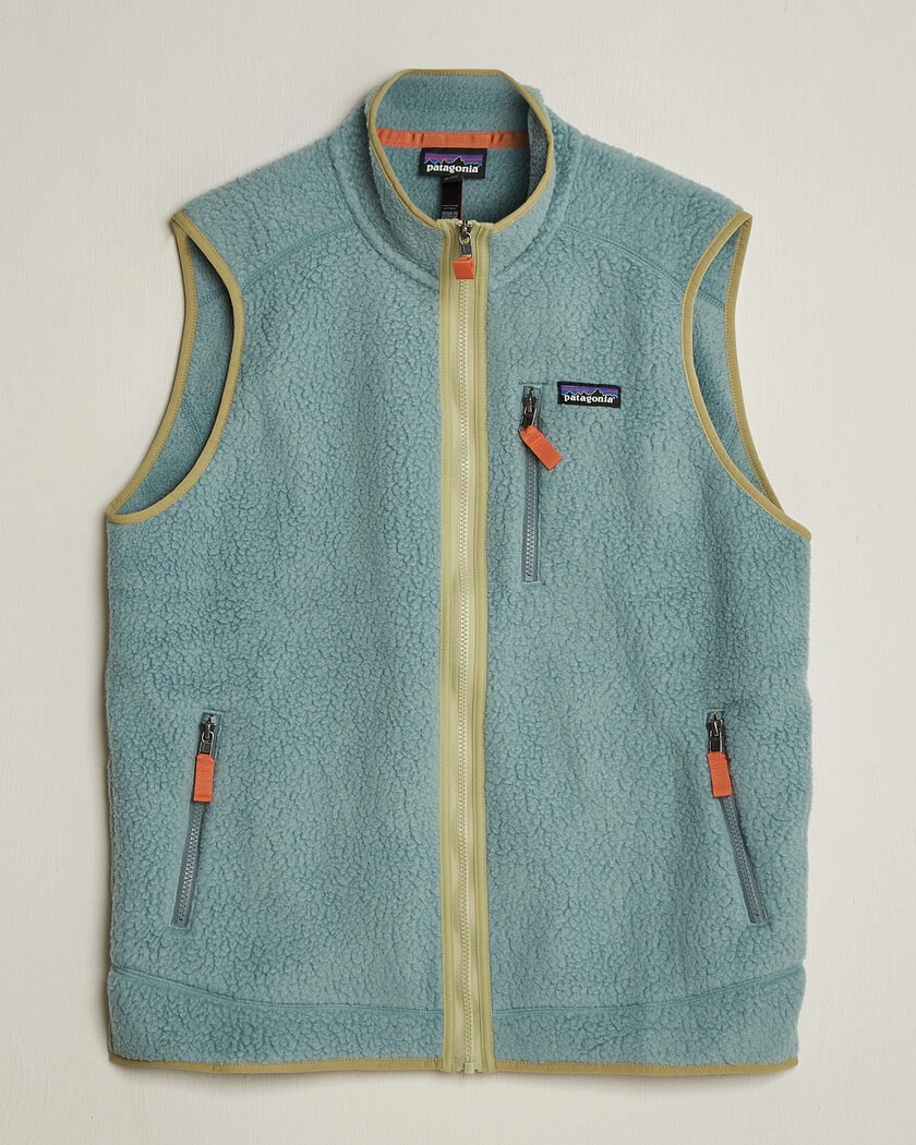 Patagonia Retro Pile Vest Blue Sage – Blå