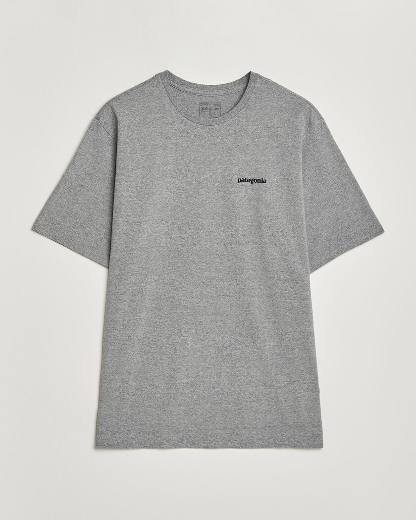 Patagonia P-6 Logo T-Shirt Gravel Heather – Grå