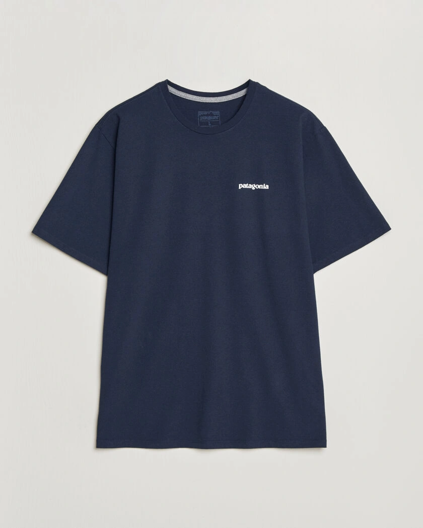 Patagonia P-6 Logo T-Shirt New Navy – Blå