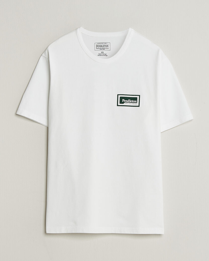 Pendleton Patch Graphic Tee White – Hvit
