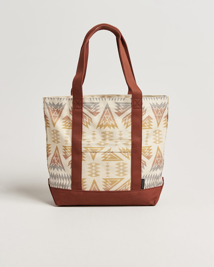 Pendleton Astoria Canvas Tote Bag Ponderosa Brick – Flerfarget