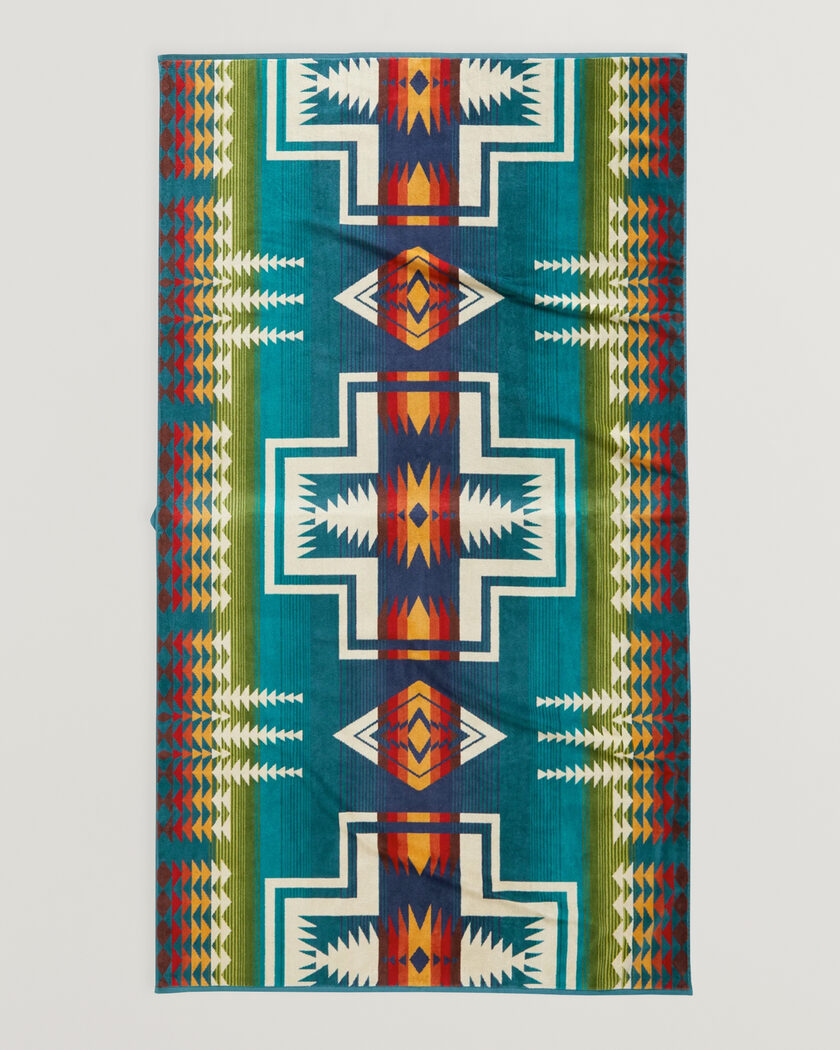 Pendleton Oversized Jacquard Spa Towel Century Harding – Flerfarget