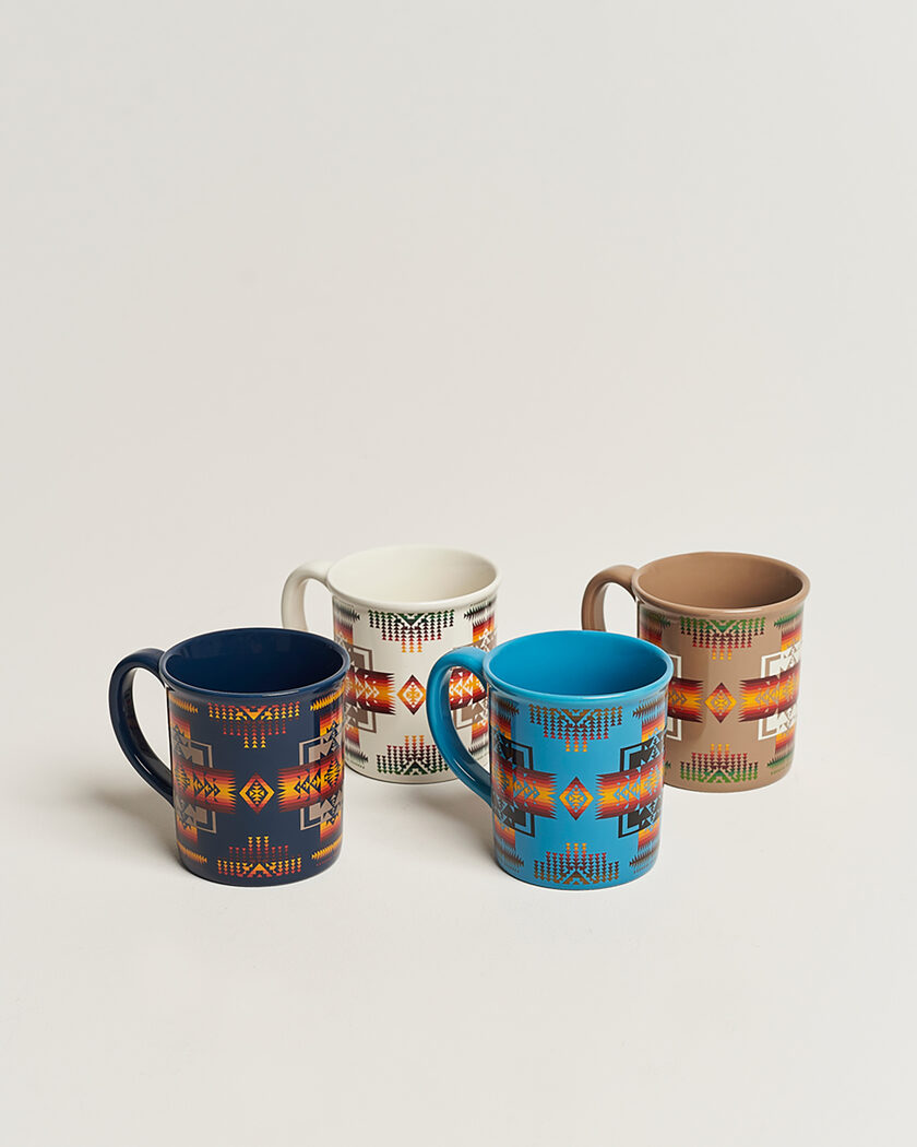 Pendleton 4-Pack Ceramic Mug Set Chief Joseph – Flerfarget