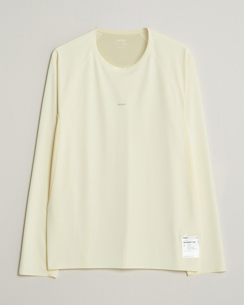 Satisfy AuraLite UV Long Sleeve T-Shirt Transparent Yellow – Gul