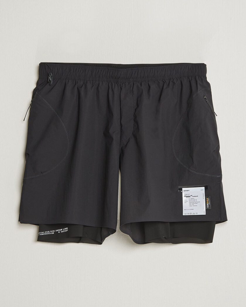 Satisfy Rippy Cordura 5 Inch Shorts Black – Svart