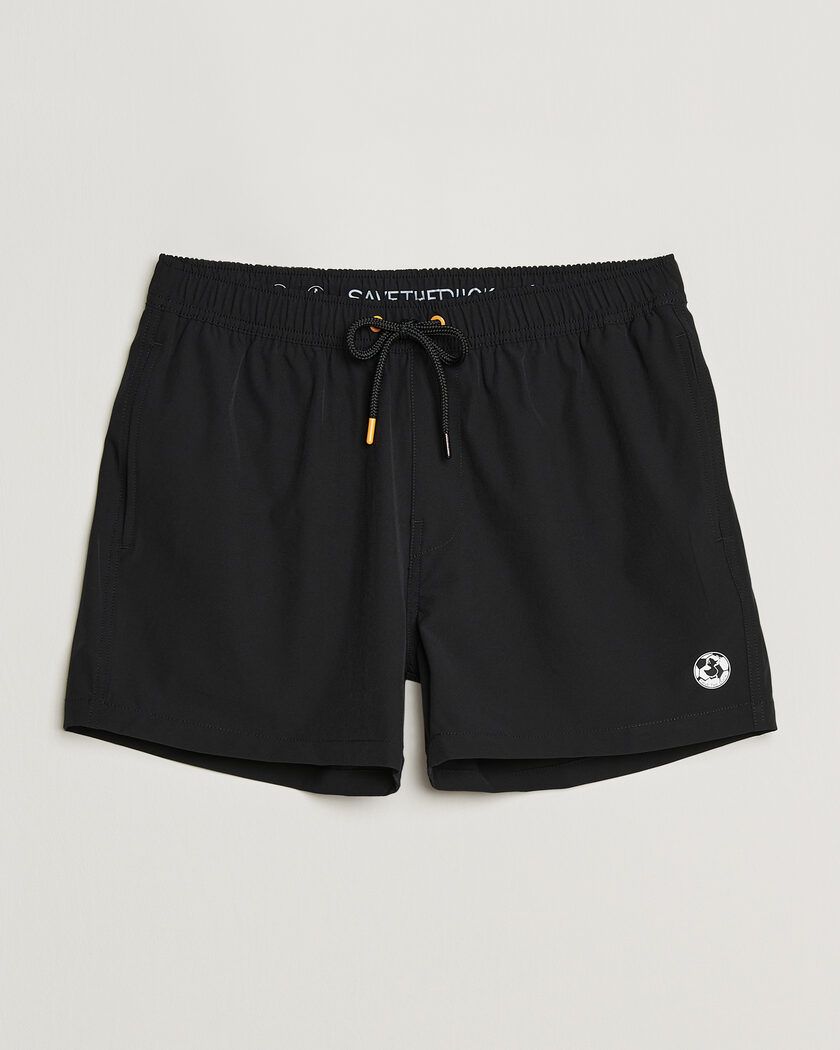 Save The Duck Plain Drawstring Swimshorts Black – Svart