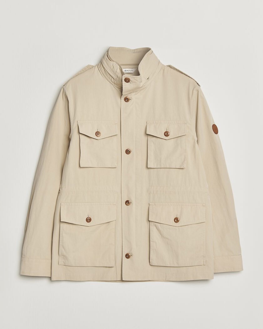 GANT Cotton Field Jacket Oat Beige – Beige
