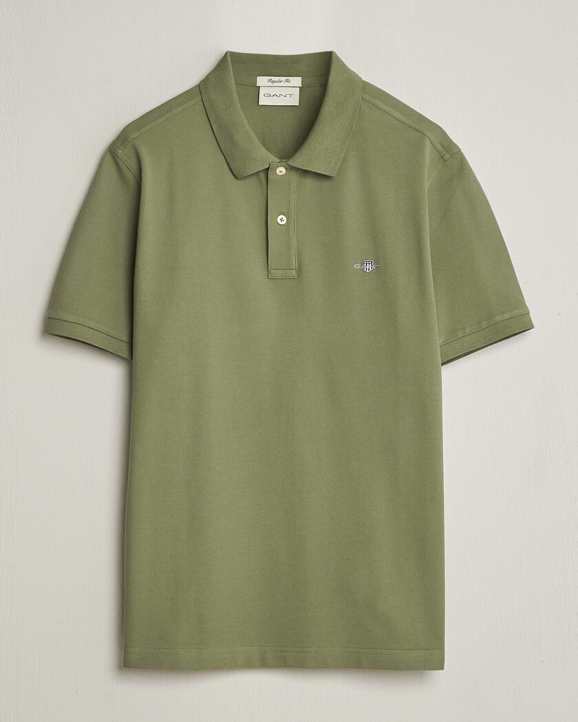 GANT The Original Polo Dry Herb Green – Grønn