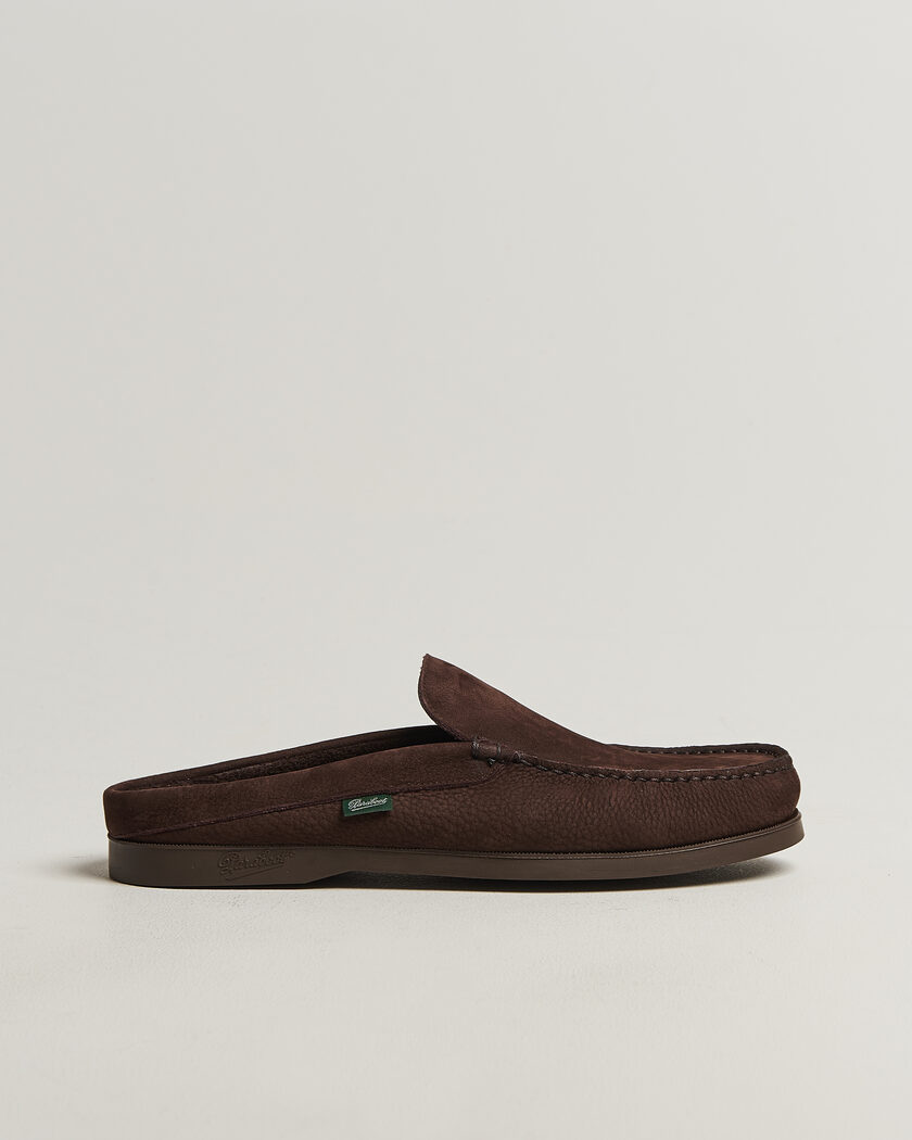  Paraboot Bahamas Slipper Chocolate Nubuck