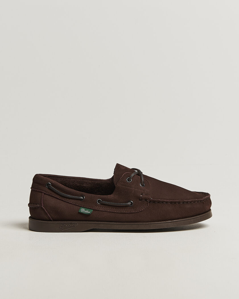 Paraboot Barth Boat Shoe Chocolate Nubuck – Brun
