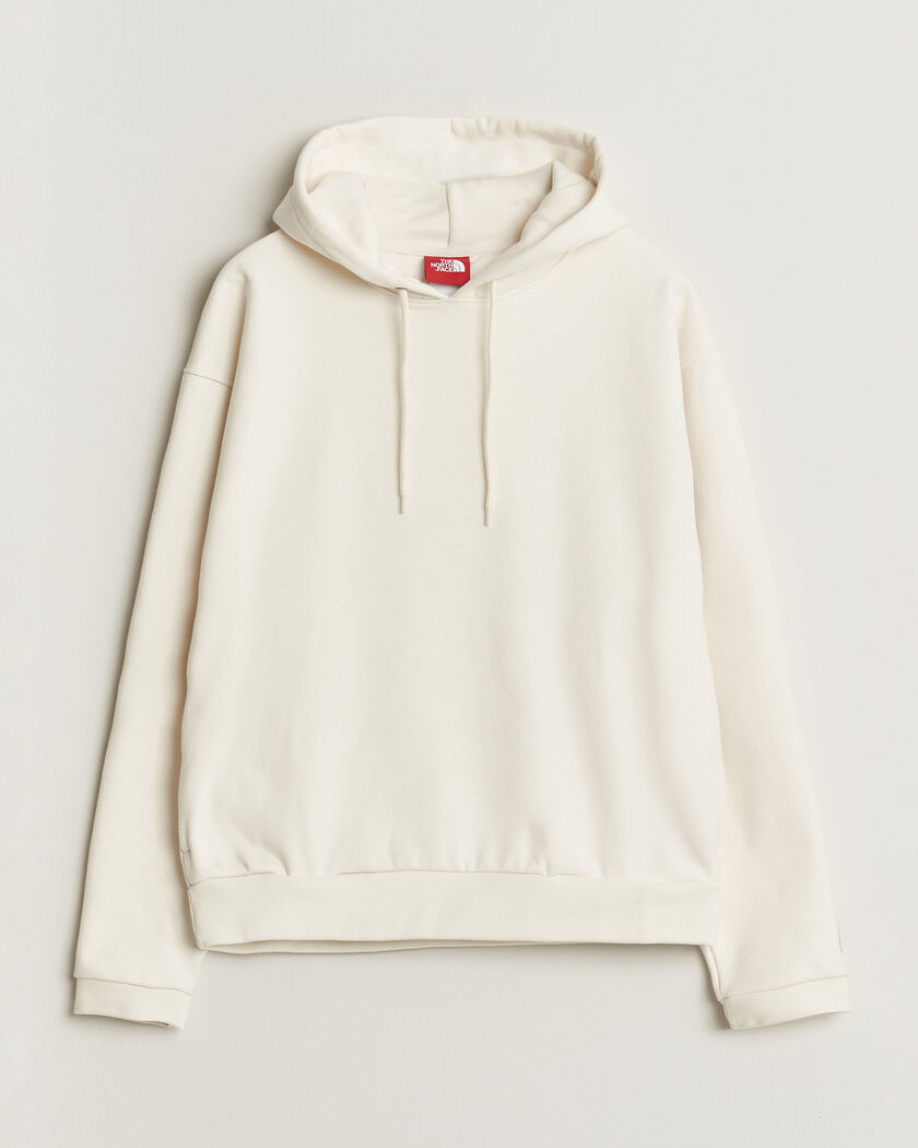 The North Face Red Box Hoodie White Dune – Hvit