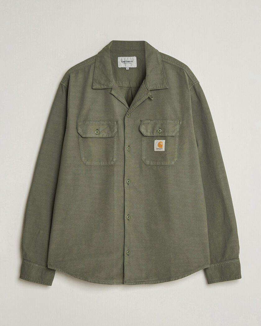 Carhartt WIP Kelsey Long Sleeve Shirt Leaf – Grønn