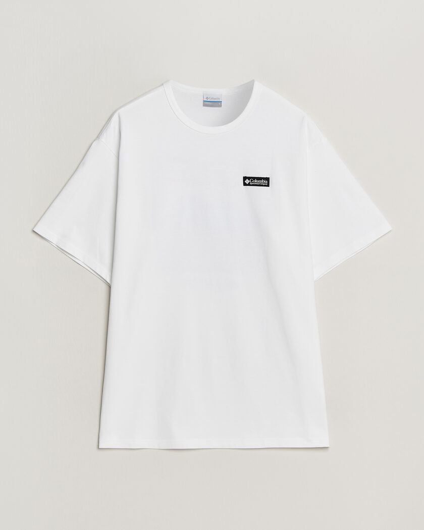 Columbia Heavyweight Back Graphic T-Shirt White – Hvit