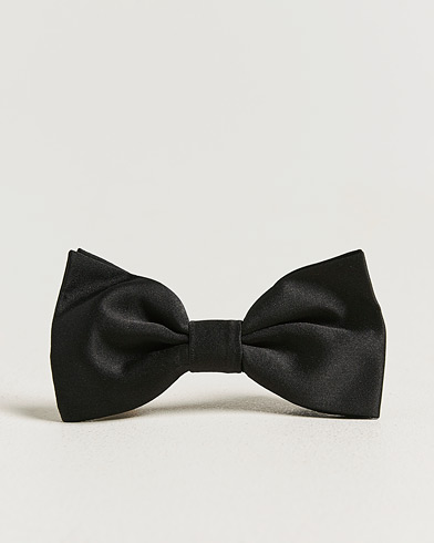 Canali Silk Bow Tie Black – Svart