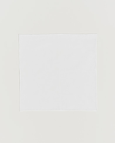 Canali Pocket Square White – Hvit