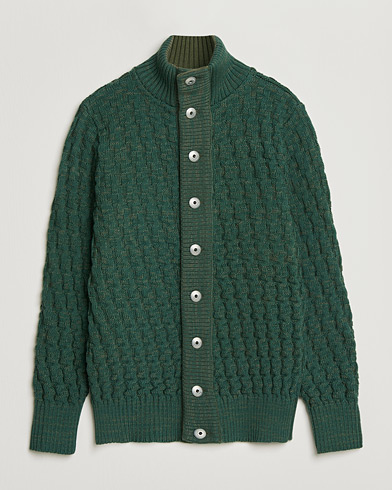 S.N.S. Herning Stark Cardigan Machine Green – Grønn