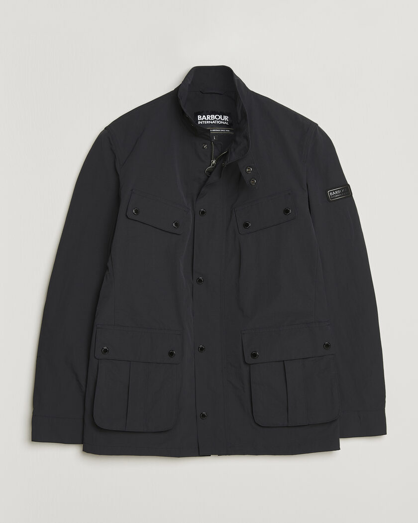 Barbour International Modern Showerproof Duke Jacket Black – Svart
