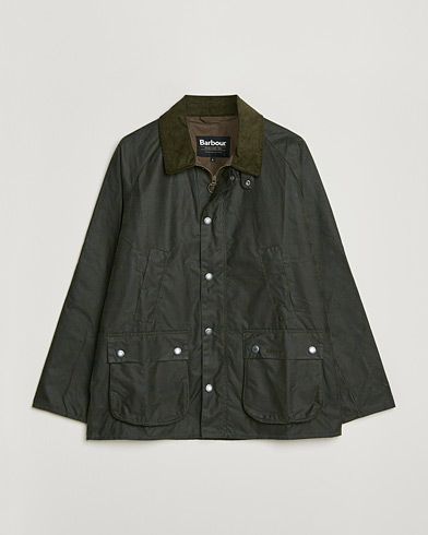 Barbour Lifestyle Tartan Ambleside Wax Jacket Archive Olive  – Grønn