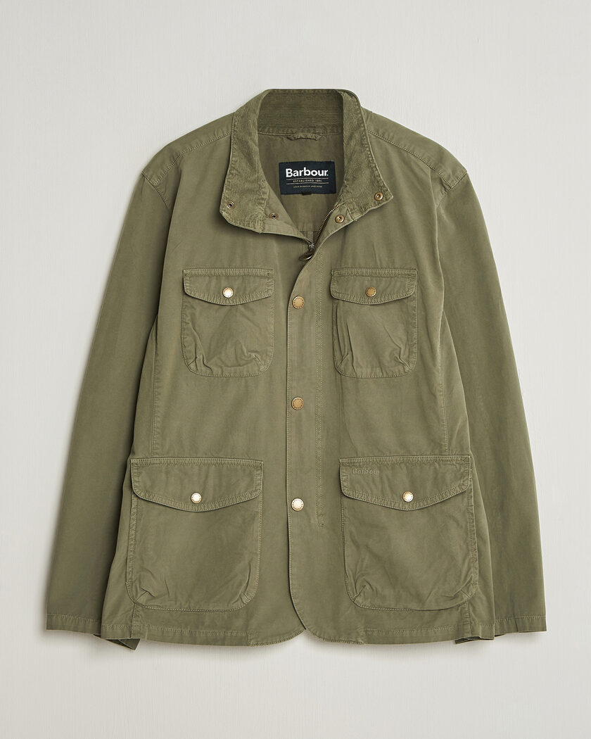 Barbour Lifestyle Ogston Casual Jacket Dusty Olive – Grønn
