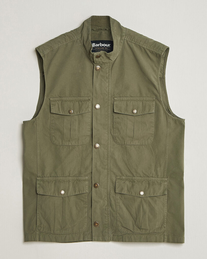 Barbour Lifestyle Casual Corebrigde Gilet Dusty Olive – Grønn