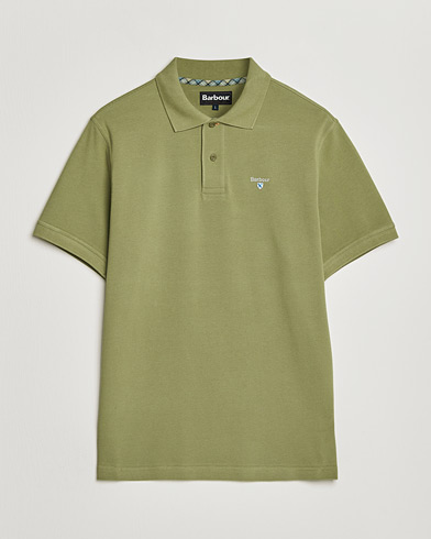 Barbour Lifestyle Tartan Pique Polo Laurel Green – Grønn