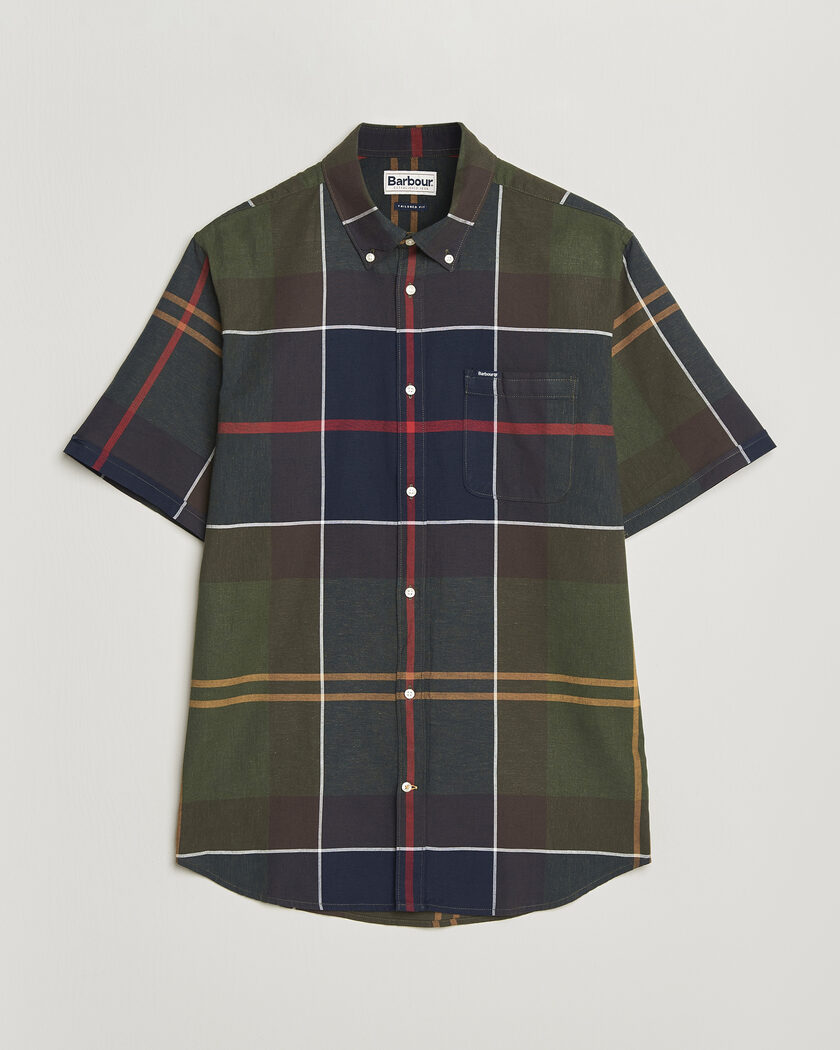 Barbour Lifestyle Douglas Short Sleeve Tailored Shirt Classic Tartan – Grønn
