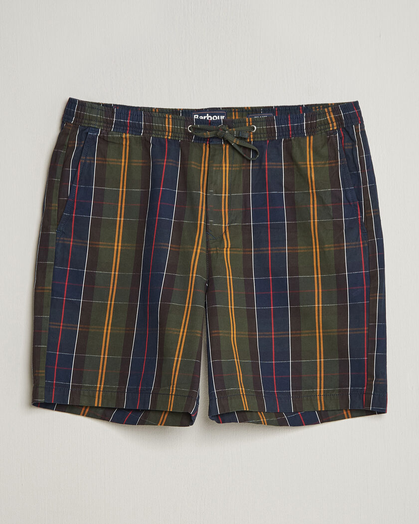 Barbour Lifestyle Relaxed Shorts Classic Tartan – Grønn