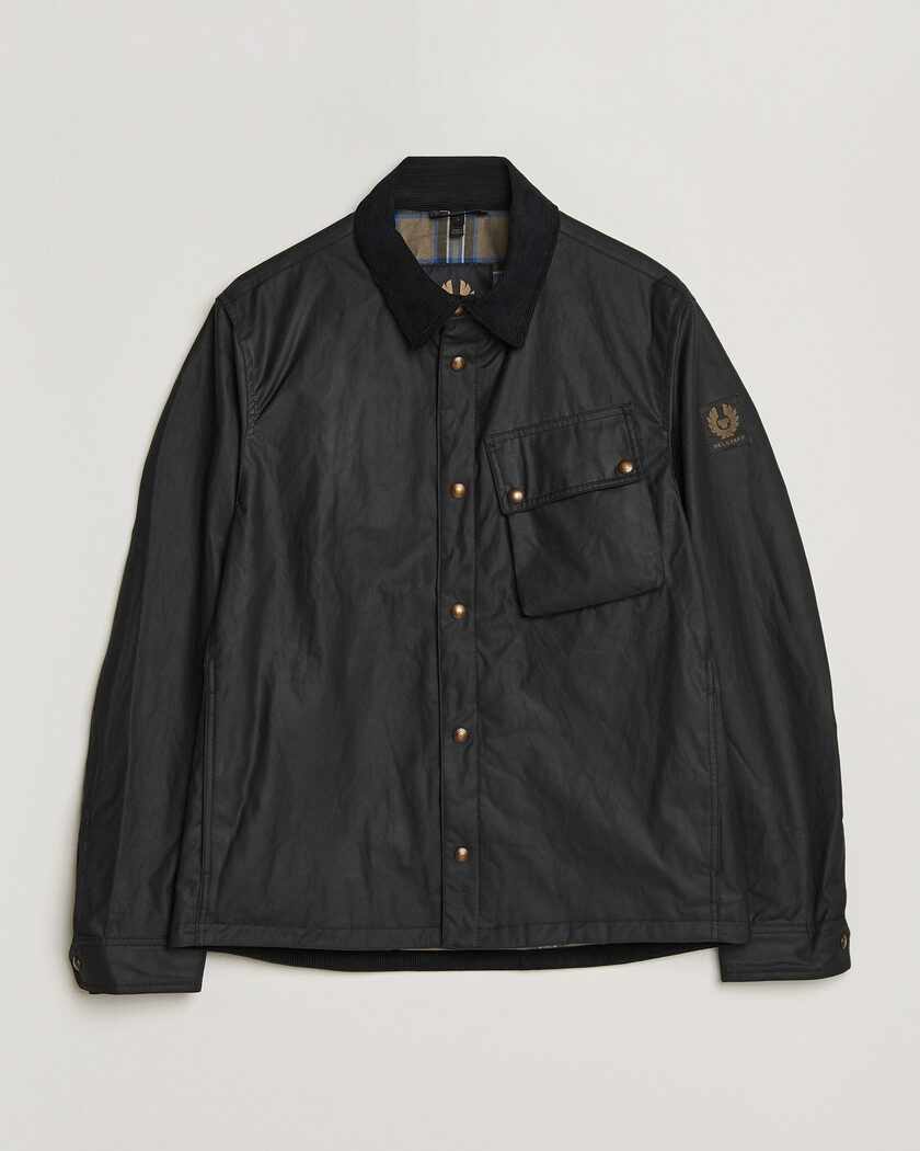Belstaff Ground Wax Jacket Black – Svart