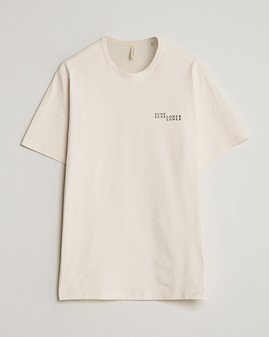 Sunflower Logo T-Shirt Off White – Hvit