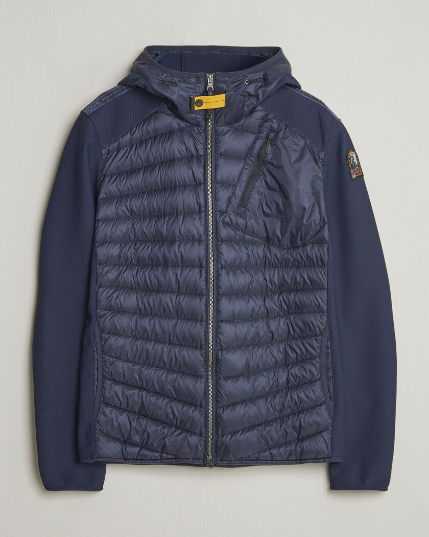 Parajumpers Nolan Mesh Hooded Hybrid Navy – Blå